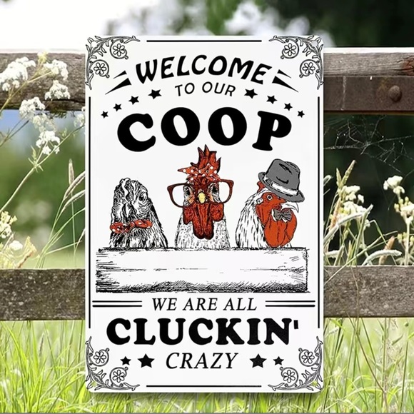 Funny Chicken Sign - Picture 5 of 7